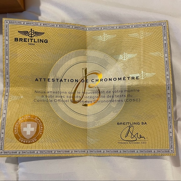 Breitling Transocean 1915 Limited Edition Mens Watch AB1411 Box Papers - Picture 5 of 7